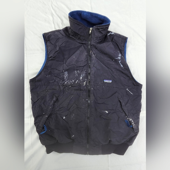 Patagonia Men's Black Fleece-Lined Vest - Size L - Picture 1 of 3